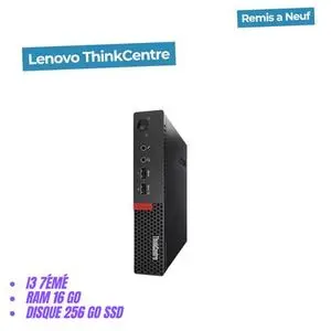 Lenovo ThinkCentre Intel® Core™ i3 i3-7éme Ram 16 Go DDR4 256 Go SFF