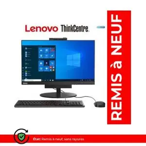 Lenovo ALL IN ONE ThinkCentre TIO22Gen3 i5 7 th Gen, 256 SSD, 8 Go RAM, 22 POUCES - Remis a neuf