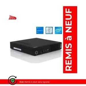 Lenovo Mini ThinkCentre M93P Intel Core™ i5-4570T (2.9Ghz) - RAM 8Go , HDD 500Go - (Remis à Neuf)