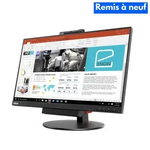 Lenovo ThinkCentre TIO24 Gen 3 – Intel Core i5-8400T – 8Go RAM – 256Go SSD – Intel UHD Graphics 630 – Écran 24" Full HD (Remis à neuf)