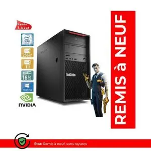 Lenovo PC GAMER XEON E3-1225 V5  16Go / 256Go + 1To / Qudro P600 2Go ( Remis à Neuf )