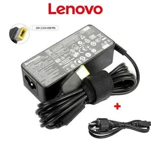Lenovo Chargeur Pc Portable USB Original 45W / 20V / 2.25A - Adaptateur AC -ADLX45DLC3A
