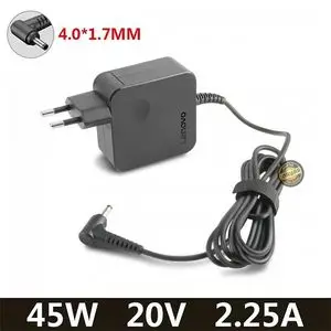 Lenovo Chargeur 45W 20V 2.25A 4.0mm x 1.7mm Adaptateur secteur pour ordinateurs portables Protection contre les surcharges