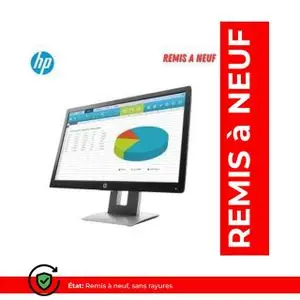 Lenovo EliteDisplay E222 écran plat de PC 54,6 cm (21.5") 1920 x 1080 pixels Full HD LED Noir, Argent remis a neuf