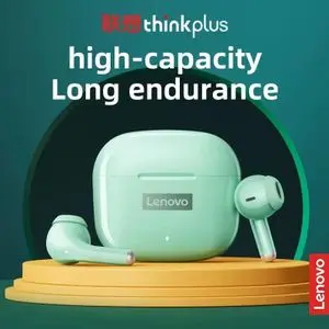 Lenovo LP40 PRO TWS - VERTE-  véritable écouteurs sans fil Bluetooth