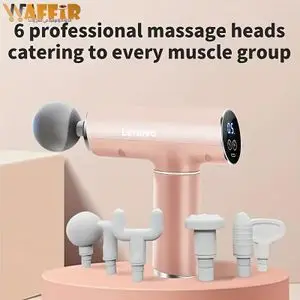Lenovo Pistolet de massage pour tissus profonds, 30 vitesses pour la relaxation musculaire des athlètes, réduction du stress Mini BLANC
