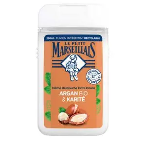 Le Petit Marseillais Gel Douche à l’Argan Bio et au Karité, 250 ml