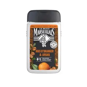 Le Petit Marseillais Gel Douche Homme Bois d'Oranger &amp; Argan, 250ml