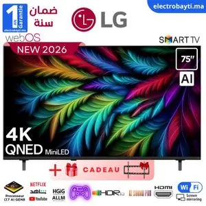 LG Smart TV NANOCELL 2026 - 75'' - UHD 4K - 75NU840B6LA - Nano AI