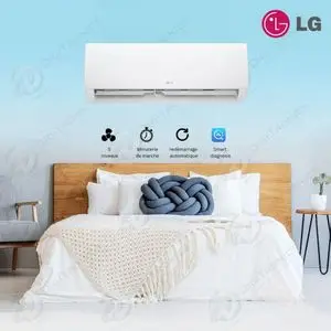 LG Climatiseur Mural 24000 BTU Chaud &amp; Froid Confort 4 Saisons, T24SDH