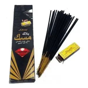 Liberty Bâtonnets d'encens Liberty Black Musk Bakhour Luxueux de Qualité Supérieur