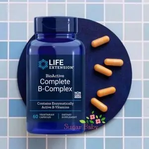 Life Extension BioActive, Complexe Complet de Vitamines B - 60 capsules Vég