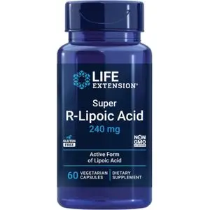 Life Extension Super R-Lipoic Acid , alpha-lipoïque, antioxidant , 240mg, 60 veg cap