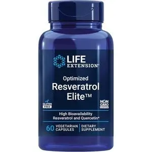 Life Extension Resvératrol optimisé, 60 capsules végétariennes
