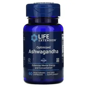 Life Extension Optimized Ashwagandha - 60 Vegetarian Capsules
