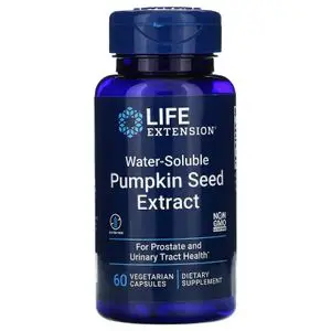 Life Extension Extrait de graine de courge hydrosoluble, 60 capsules végétariennes