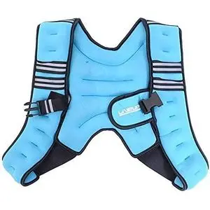 Live Up Gilet Lesté De Musculation Et Cross Training 5 Kg pour Homme Et Femme- Bleu