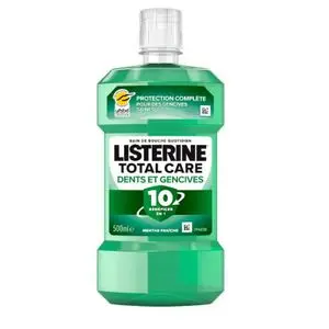 Listerine Bain de Bouche Total Care, Protection Dents et Gencives, 500ml