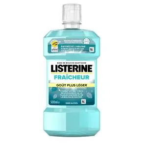 Listerine Bain de Bouche, Fraîcheur Goût Plus Léger, 500ml