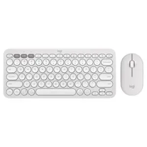 Logitech Pebble 2 Combo - TONAL WHITE - FRA - 2.4GHZ/BT - N/A - CENTRAL-419 - UNIVERSAL 12M