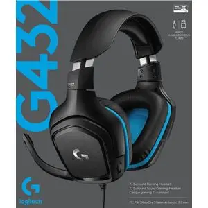Logitech G432 Casque Gamer Filaire, Son 7.1 Surround, DTS Headphone:X 2.0, Transducteurs 50mm