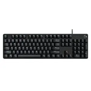Logitech G 413 SE Clavier de Jeu mécanique Pleine Taille - Clavier rétroéclairé avec switch mécaniques tactiles, Anti-ghosting, pour Windows et MacOS, Disposition AZERTY - Noir
