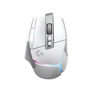 Logitech G G502 X PLUS LIGHTSPEED Souris gaming RVB sans fil, système de charge sans fil POWERPLAY 2, charge illimitée, RVB personnalisable, capteur HERO 25K, switchs hybrides LIGHTFORCE,PC/Mac - Blanc