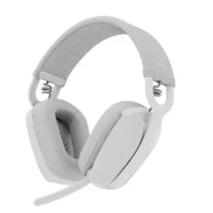 Logitech Zone Vibe 100, casque sans fil avec micro à réduction de bruit, Bluetooth® multipoint, longue autonomie, fonctionne avec Teams, Google Meet, Zoom, Mac/PC - Off White