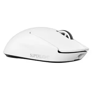 Logitech G Pro X Superlight 2 Souris de Jeu sans Fil légère, Interrupteur Hybride LIGHTFORCE, capteur Hero 2, 32 000 dpi, 5 BOT. Programmables, Charge USB-C, PC et Mac - Blanc
