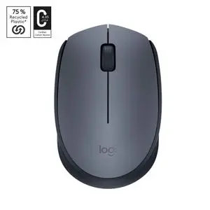 Logitech M170 Souris Sans Fil pour PC, Mac, Ordinateur portable, 2,4 GHz avec Mini-récepteur USB, Suivi Optique, Autonomie de Piles de 12 mois, Ambidextre