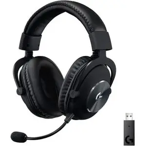 Logitech G PRO X LIGHTSPEED Casque gaming sans fil avec technologie de filtre de micro Blue VOICE, transducteurs PRO-G 50mm, DTS Headphone: X 2.0, 20 heures de batterie, PC, PS5, PS4, Switch- Noir