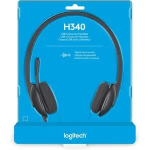 Logitech  Casque H340 pour PC avec microphone anti-parasite – USB