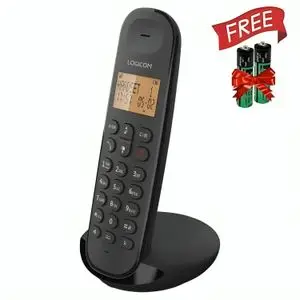 Logicom Telephone Fixe Sans Fil Logicom ILOA 150 Couleur aleatoire + 2 Piles Rechargable Gratuit