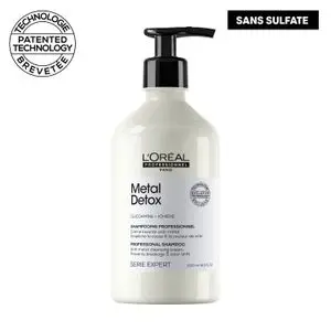 L'Oréal Professionnel Paris Serie Expert Metal Detox Shampooing Sans Sulfate 500ml + Cadeau Offert