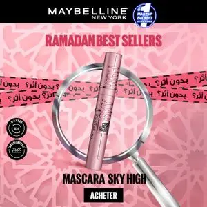 Maybelline Mascara Lash Sensationnal Sky High - Noir