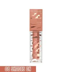 Maybelline Blush Liquide Illuminateur Multi-Usage - Fard à Joues, Highlighter et Bronzer - Bonne Mine - Teint Hâlé - Maquillage Glowy - SUNKISSER - Teinte : Shades On - 4,7 ml