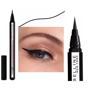 Maybelline Eyeliner Liquide à Pointe Pinceau Hyper Easy - 800 Pitch Noir