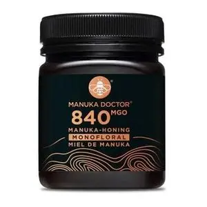 Manuka Doctor Manuka Miel 840+, monofloral Méthylglyoxal - Composée de méthylglyoxal - 250 g