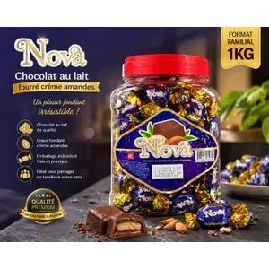 Macao Chocolat au Lait &amp; Crème d’Amandes – Goût Irrésistible + Format Économique  !