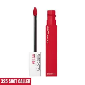 Maybelline Rouge a Levres Mat Liquide Longue Tenue Superstay Matte Ink Teinte : SHOTCALLER (325), 5 ml