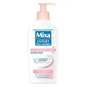 Mixa Lait Démaquillant EXTRA-PUR (Origine France) - Peaux Sensible et Sèches -200ml