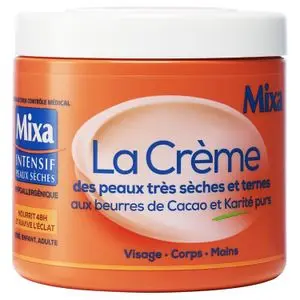 Mixa Crème des Peaux Très Sèches et Ternes -400ml -Visage,Corps,Mains- Origine France