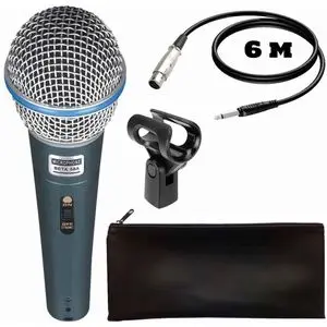 Microphone dynamique Vocal micro pour BETA 58A 58 BETA58A PC DJ Mixer Microphones karaoké