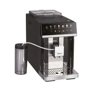Midea machine à café expresso automatique avec broyeur à café intégré écran tactile 5 types de café + buse à lait arrêt automatique  , FACM-1001