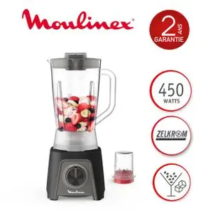 Moulinex Blendeo 1,5l - 450w 2v 1acc Noir -  LM2C3824