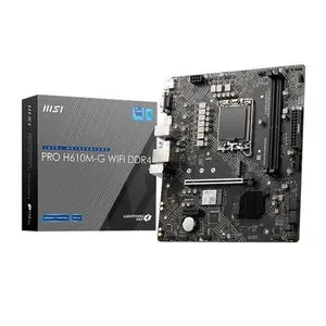 Msi PRO H610M-G WIFI DDR4 – Carte Mère Gaming &amp; Bureautique avec WiFi Ultra-Rapide