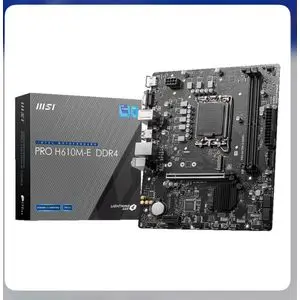 Msi PRO H610M-E DDR4 – Carte Mère Micro-ATX Intel 12e/13e Gén, Gaming &amp; Performance