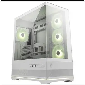 Msi Boîtier PC Gamer MAG PANO 110R PZ white – Design Panoramique &amp; Airflow Optimisé
