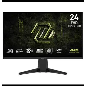 Msi Ecran Gaming 24 Pouces MAG 245F X24 - Rapid IPS, 240Hz, 1ms, Moniteur PC Gamer Ultra Fluide
