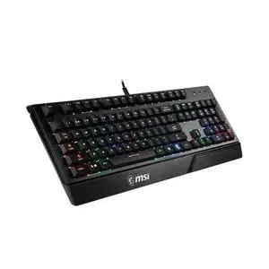 Msi  Clavier Gamer Vigor GK20 – Rétroéclairage RGB, Résistant à l’Eau, Filaire USB, Confort et Précision